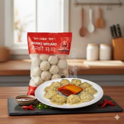 Chicken MoMo Genki 1KG | Frozen Momos | RaraMarket Japan