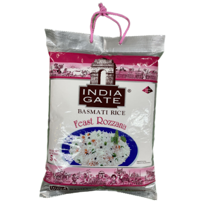 Basmati Rice Feast Rozzana India Gate 5KG